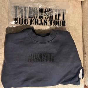 Official Taylor Swift Blue Crewneck Sweatshirt